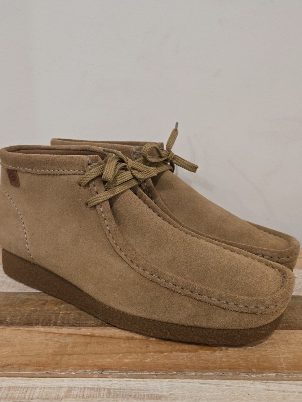 Clarks Men's Shacre Dark Sand Suede Boots